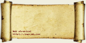 Jovana Skenderi vizit kartica